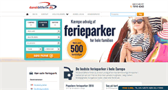 Desktop Screenshot of feriebolig.danskbilferie.dk